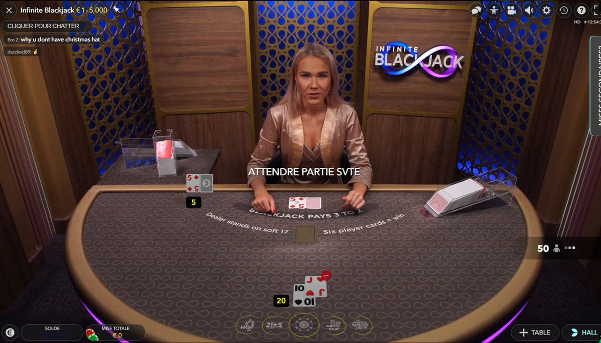 Infinite blackjack free games