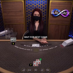 Table de blackjack avec croupier en live préféré de Black-jack.blog