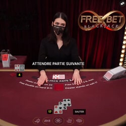 FreeBet Black Jack sur Cresus casino