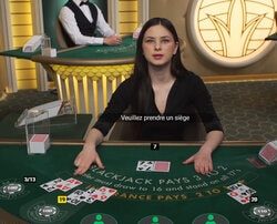 Tables de blackjack pour VIP de Pragmatic Play Live Casino sur Dublinbet