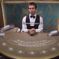 Private Blackjack est une table de black jack en live exclusive pour Cresus Casino