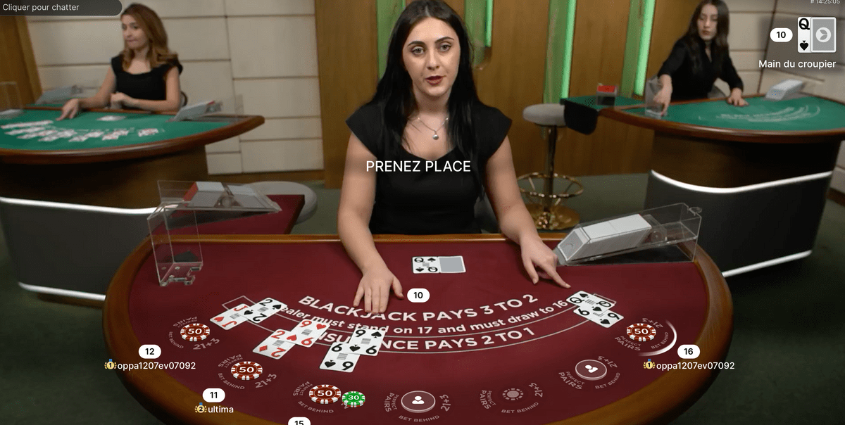 Bien débuter au Black Jack en live