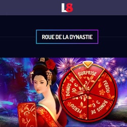 Offre à découvrir sur Lucky8 sur la Roue de la Dynastie