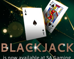 Table de black-jack en ligne de SA Gaming