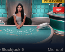 Privé Lounge Blackjack de Pragmatic Play live