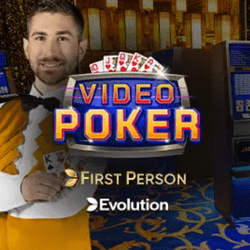 Video Poker First Person du logiciel Evolution