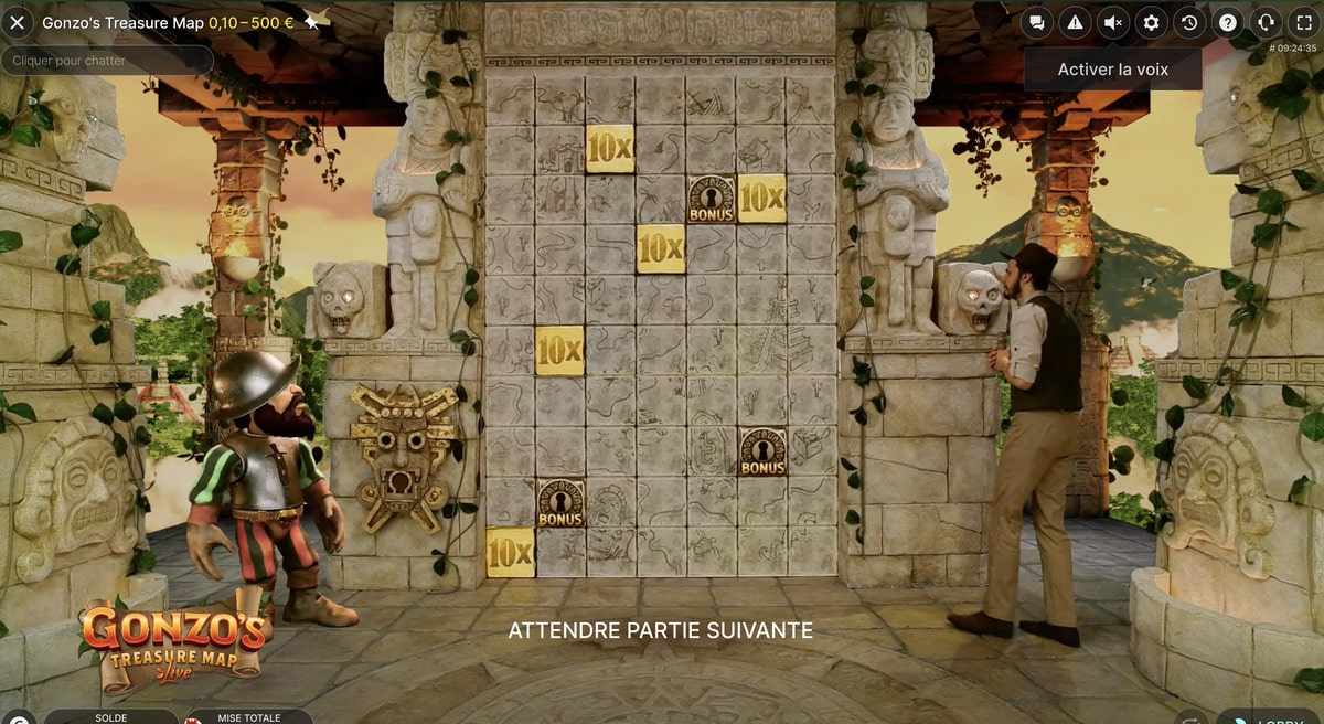 Studio de Gonzo's Treasure Map d'Evolution