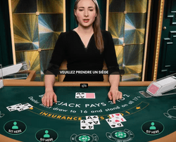 Blackjack Emerald de Pragmatic Play Live