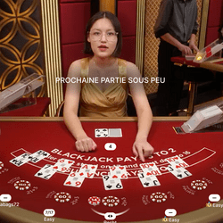 Croupier de casino natif