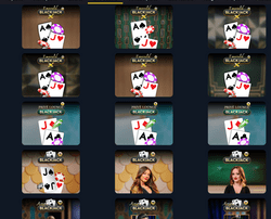 Blackjack Live Lobby
