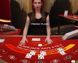 Jeux de Blackjack en live de Stake