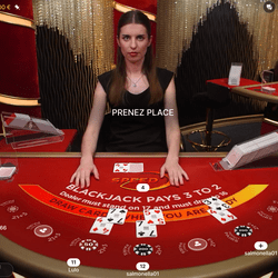 Jeux de Blackjack en live de Stake
