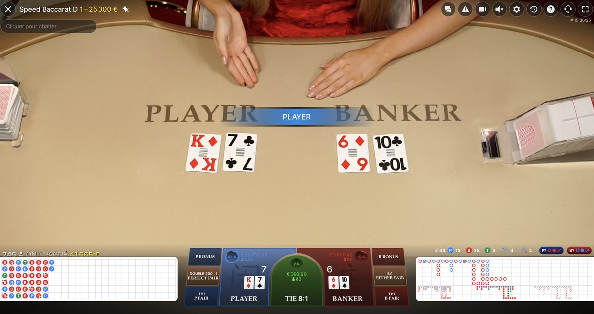 Cartes Online Baccara
