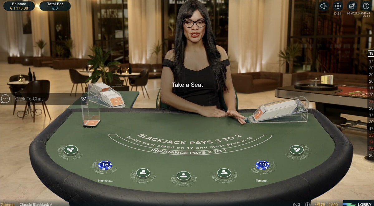 Snap Blackjack Croupier