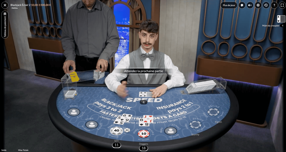 Speed Live Blackjack Microgaming