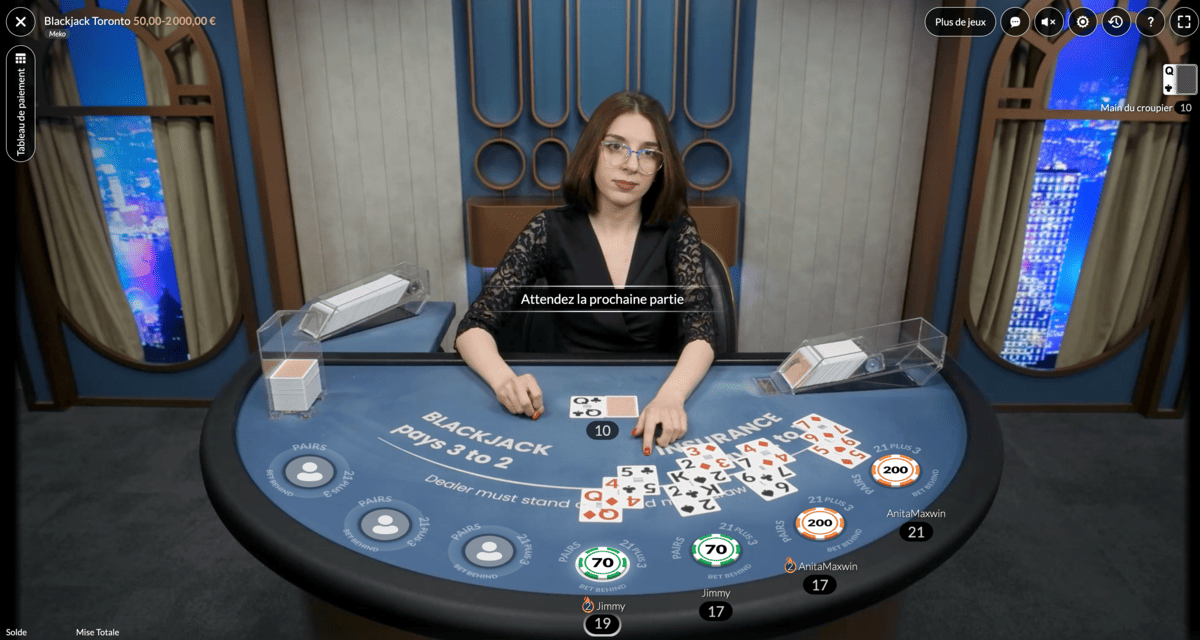 Toronto Blackjack Microgaming