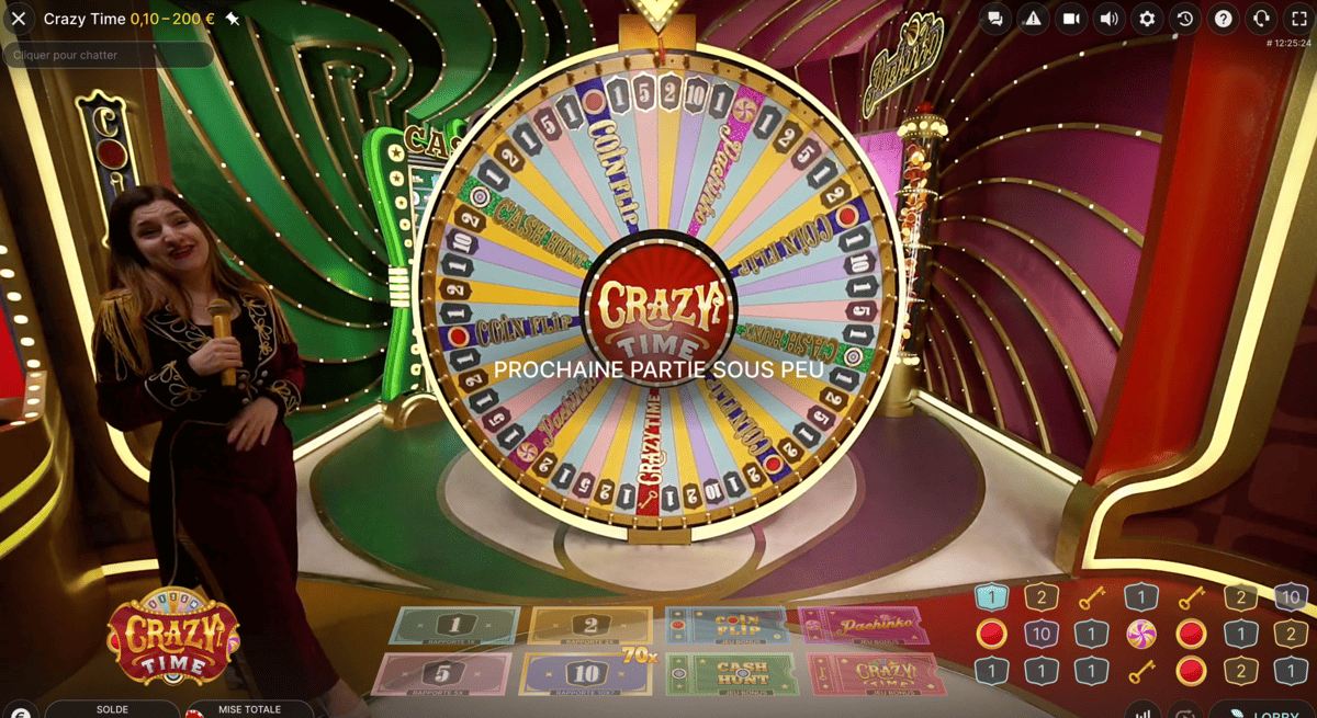 Roue Chance CrazyTime