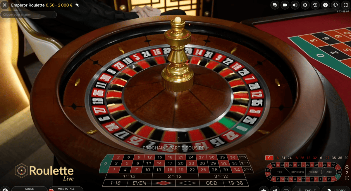 Roue d'Emperor Roulette