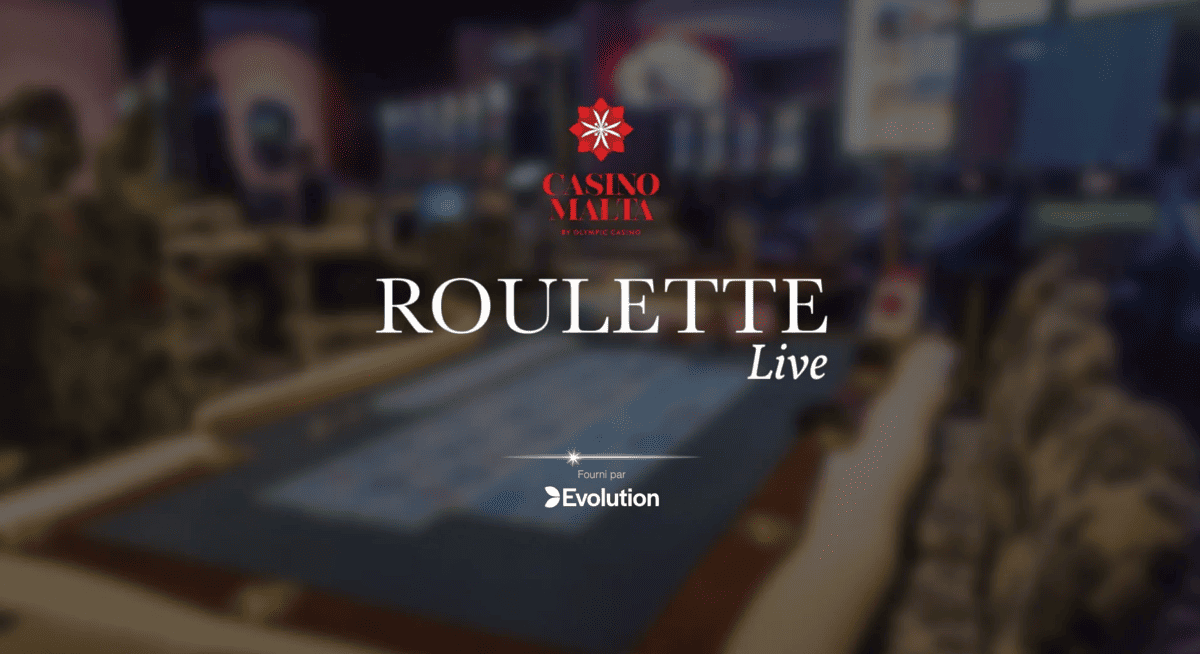 Jeu en Live Casino Malta Roulette