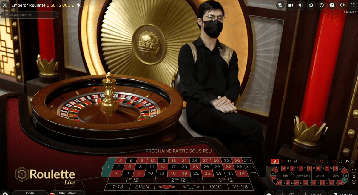 Studio d'Emperor Roulette