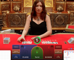 Turbot Baccarat du logiciel XPG