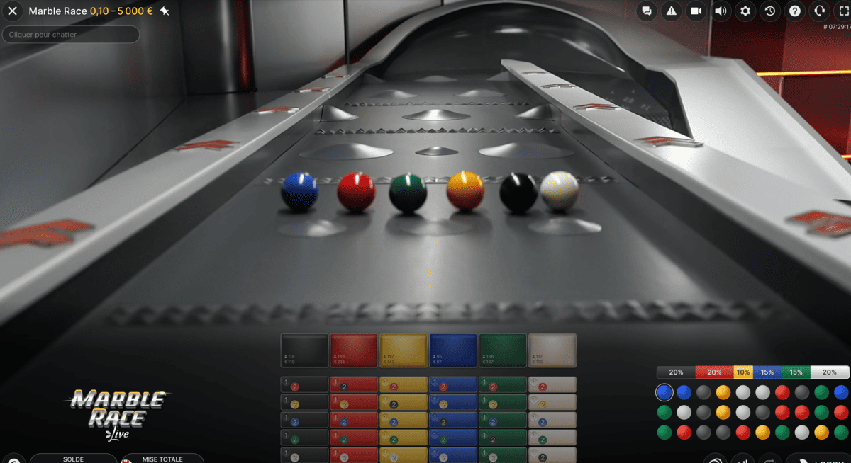Boules sur Marble Race