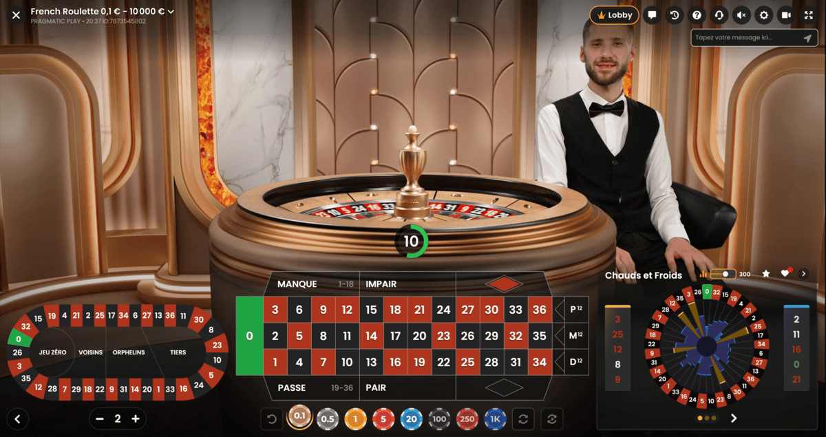 Studio de French Roulette