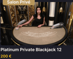 Private Blackjack Platinum