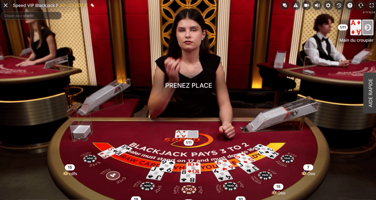 Blackjack Jeu Live Blackjack Jeu Live