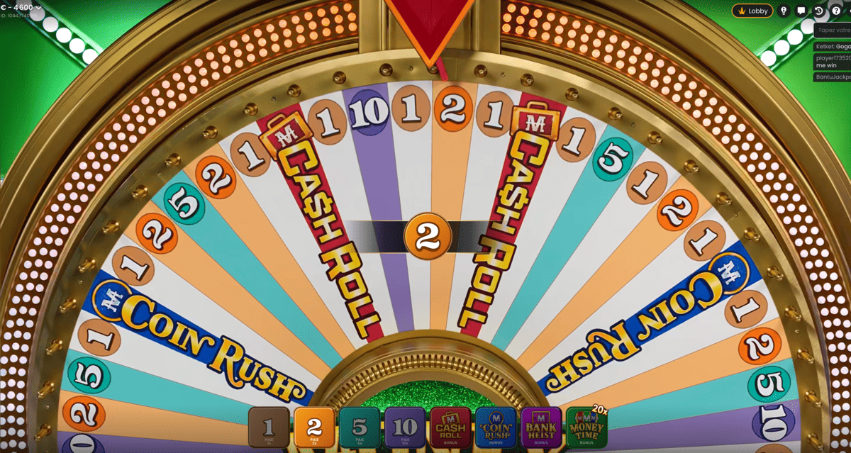 Roue de Hasard MoneyTime