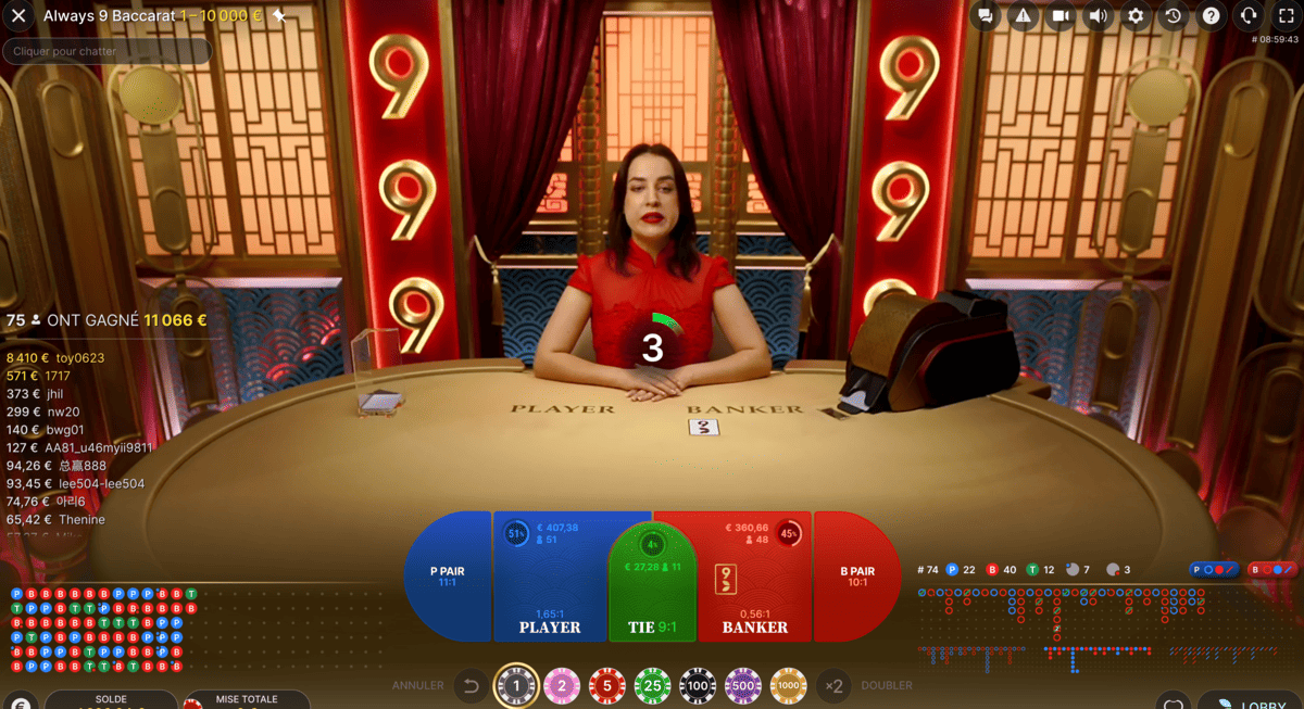 Always9 Baccarat Live Always 9 Baccarat Live