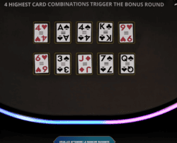 Jeu en Live Millionaire Video Poker