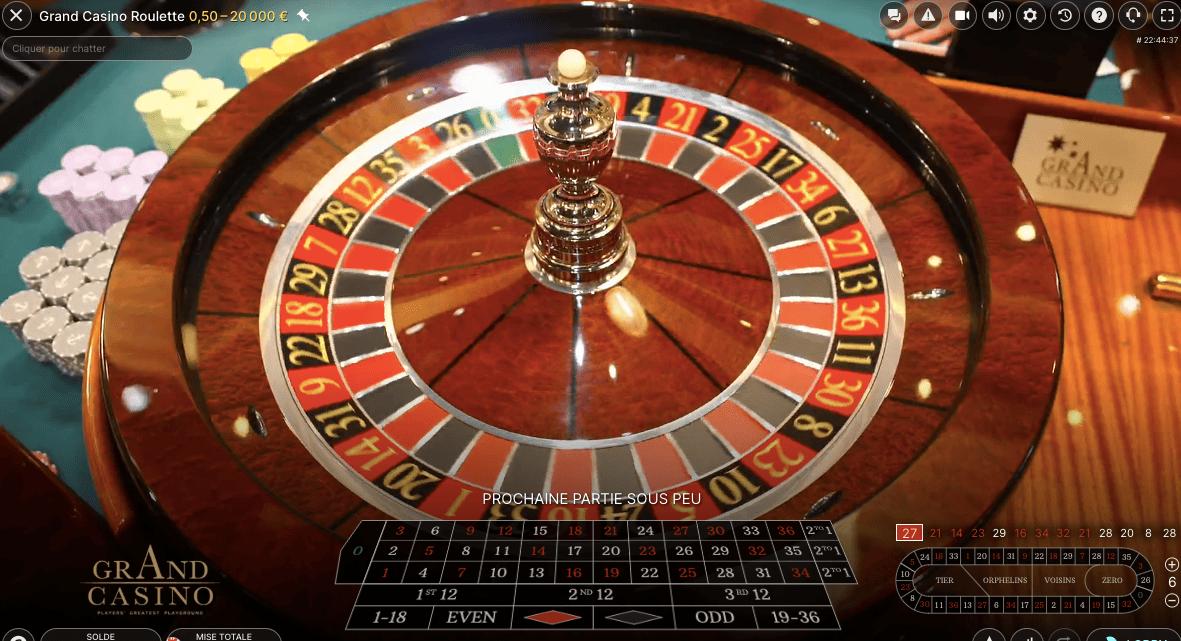 Roue de la Roulette du Grand Casino